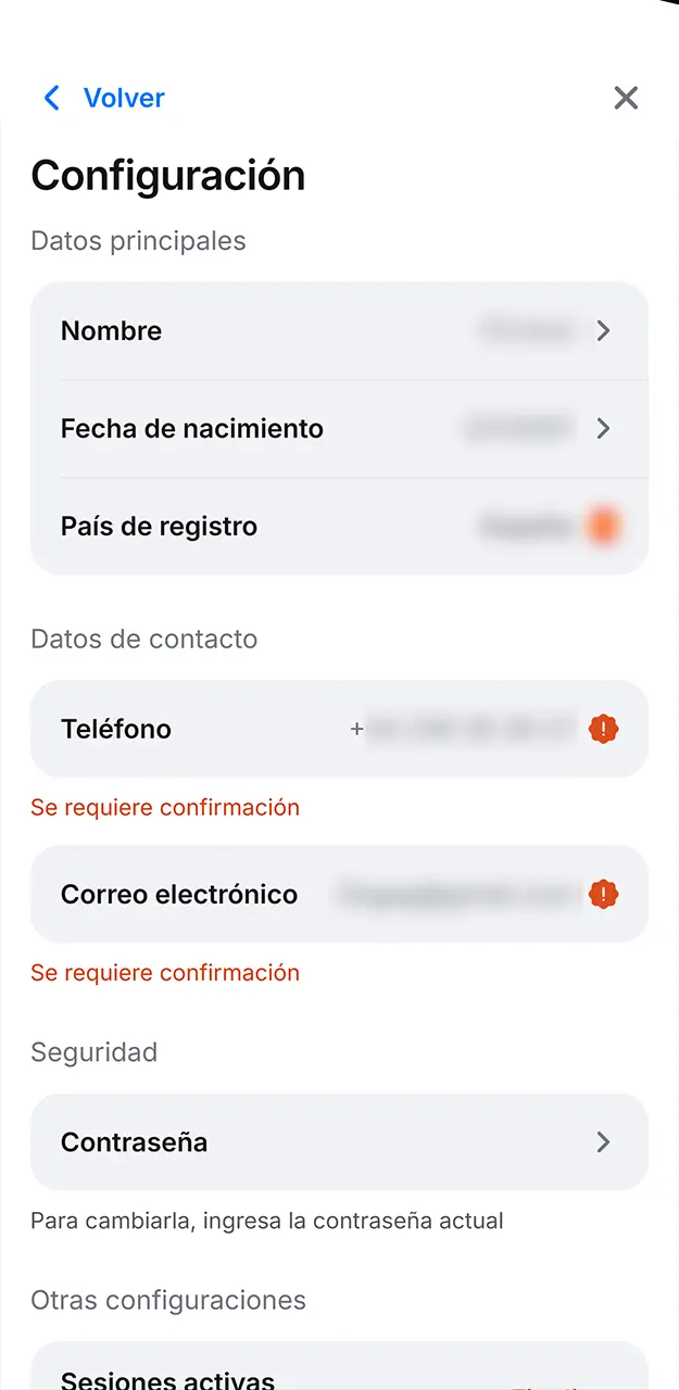 Valida tus datos de identidad para cobrar con seguridad tus premios de Plinko en 1win.